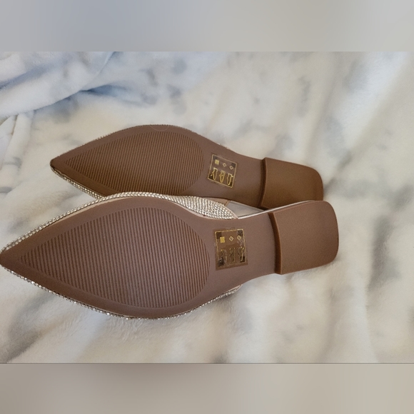 Call It Spring by ALDO Gloriaa vegan backless loafers in bone Size 6.5 - Picture 4 of 4